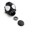 Men Army Masque à gaz BDSM KOMPLET BREATH Noir